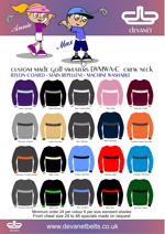 Devanet crew neck sweaters